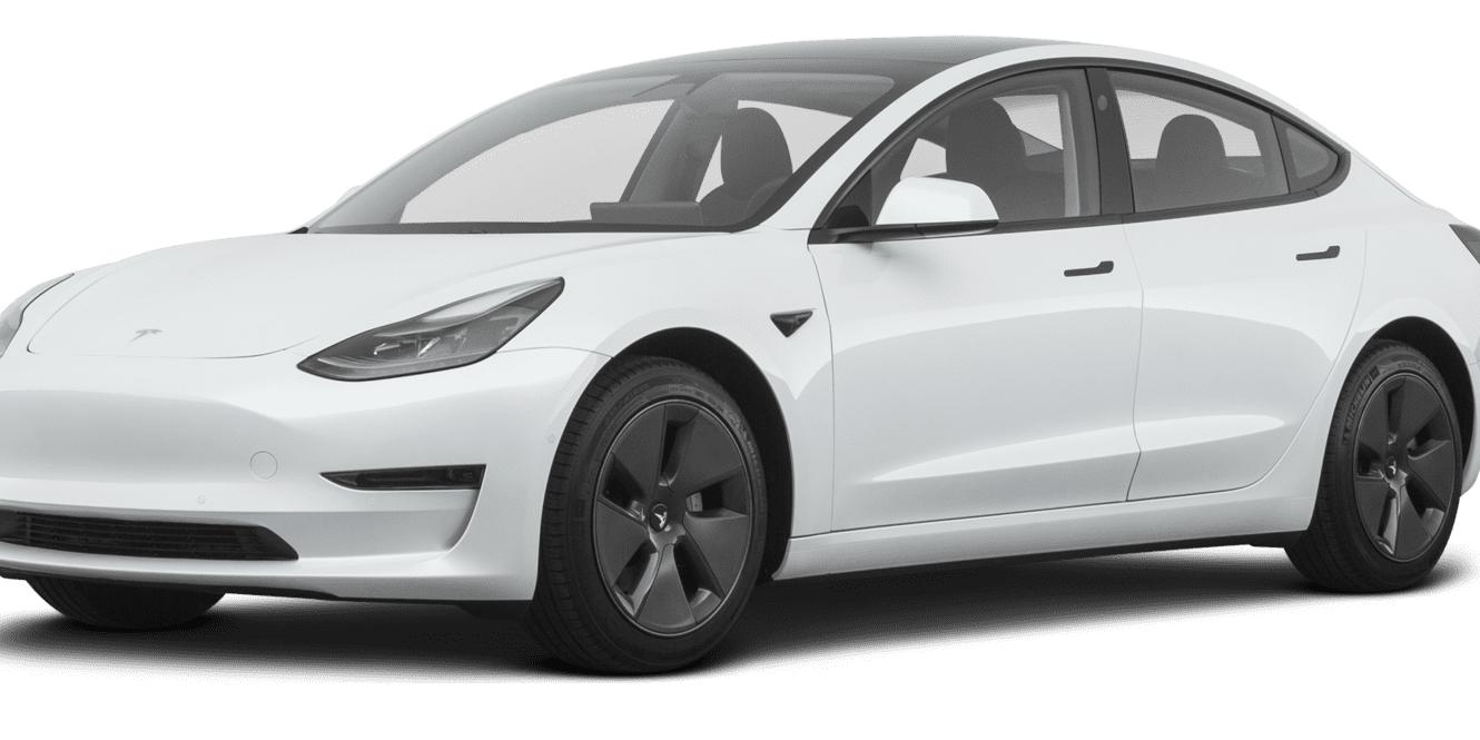 TESLA MODEL 3 2021 5YJ3E1EAXMF022231 image